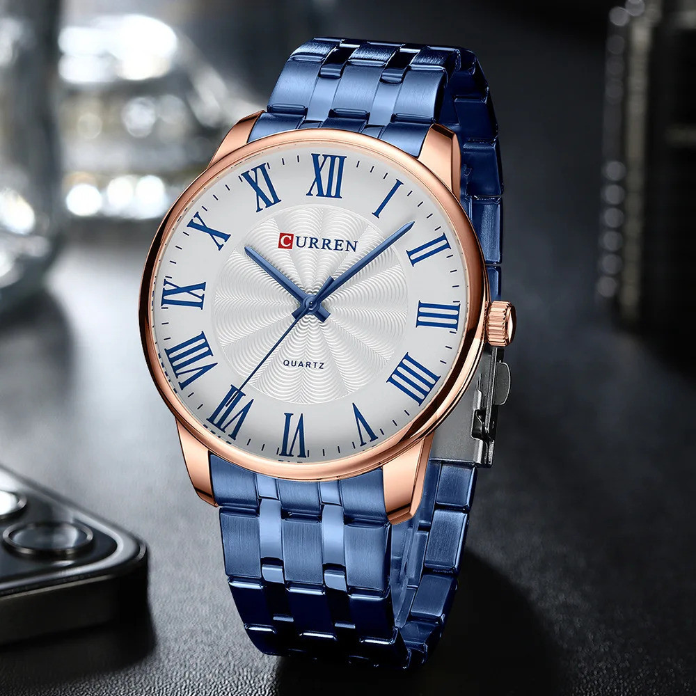 Curren 8422 Blue-Gold-White SBR Київ - фото 2