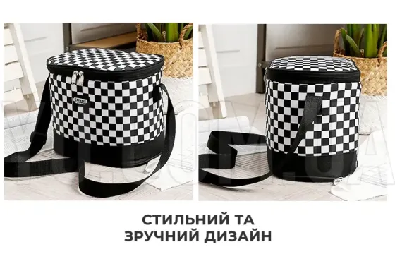 Термосумка для транспортировки холодных и горячих продуктов, напитков GP 4336 сумка-холодильник 9 л Коломия