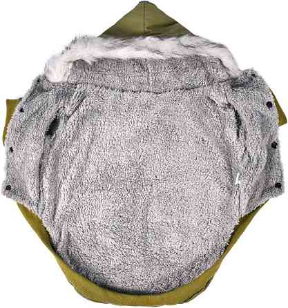 Демісезонна куртка-парка для собак DADAGOU "Military Edition" — Розмір XXL Луцьк