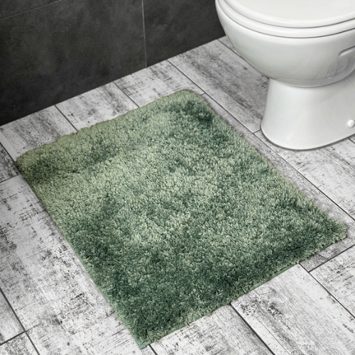 Килимок для ванної 60*50см Ambience м'ятний поліестер Дариана Житомир - фото 4