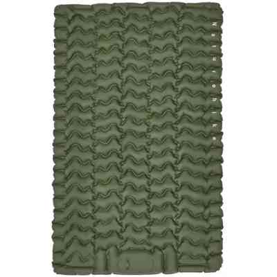 Матрас надувной Naturehike CNK2550WS019, 200х125х6.5 см, зелений, із вбудованою помпою (6977465869616) Вінниця