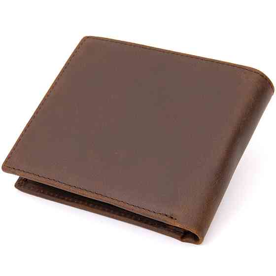 Портмоне унісекс матове Vintage 20445 Темно-коричневе Київ