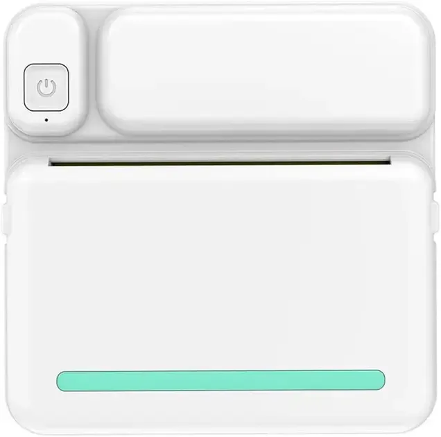 Портативный термопринтер с Bluetooth + рулон термобумаги, C19 / Мини принтер для печати Коломыя - изображение 1