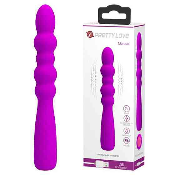 Гнучкий вібро стимулятор PRETTY LOVE-MONROE, BI - 014758 Sex Aura Київ