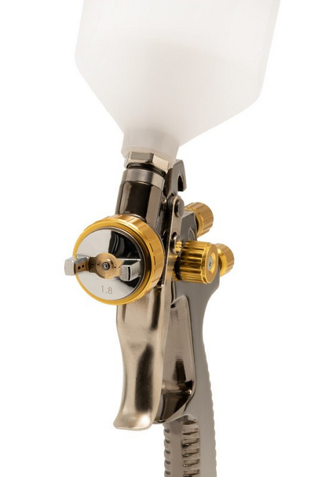 Фарбопульт MASTERTOOL LVLP ВБ 600 мл пластик Ø1.8 мм 125-170 л/хв 1.5-2.5 бар 80-8803 Рівне - фото 2