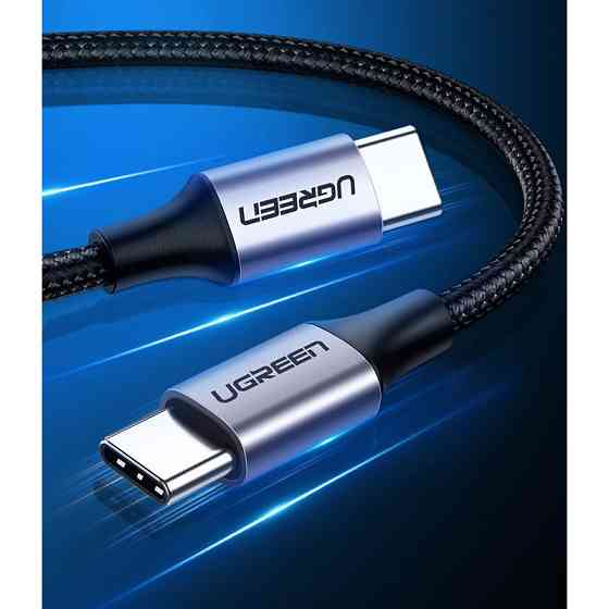 Кабель USB 3.1 Type-C M-M, 1 м, 100W （10Gbps）Чорний, US355 UGREEN Вінниця
