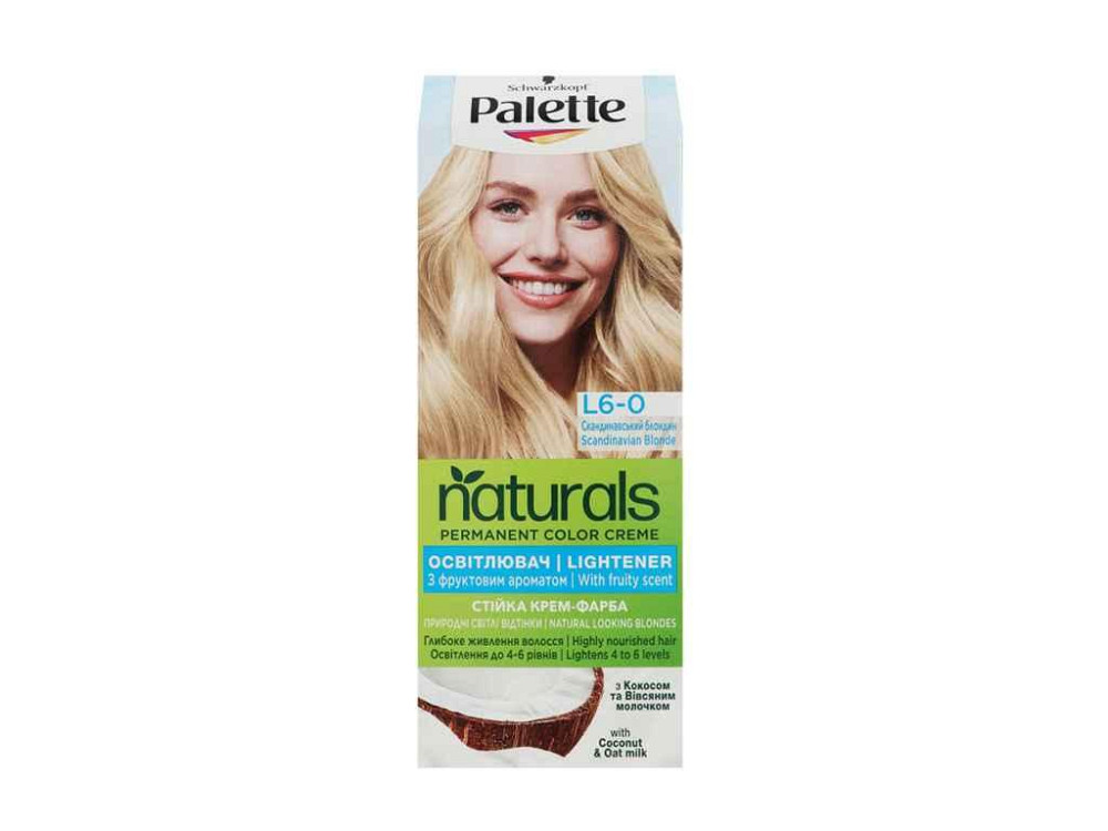 Краска д/волос Naturals L6-0 Скандинавский блондин ТМ PALETTE Solmir Киев - изображение 1