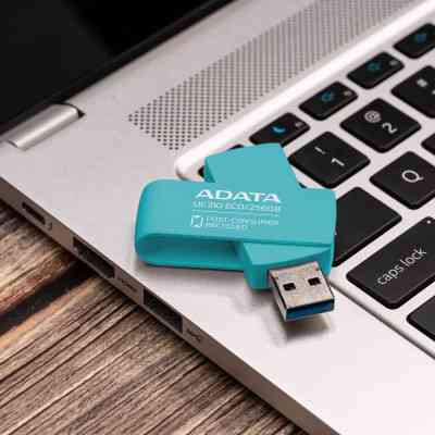 USB флеш накопитель ADATA 256GB UC310 Eco Green USB 3.2 (UC310E-256G-RGN) Винница