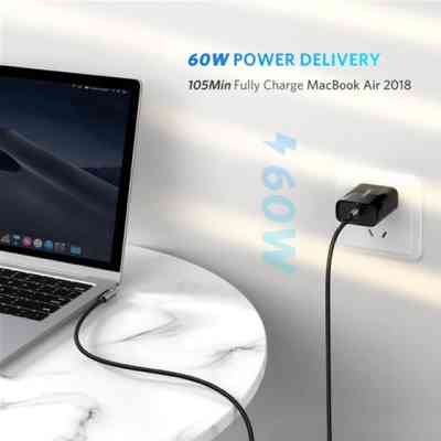 Дата кабель USB-C to USB-C 2.0m 60W US255 Black Gray Ugreen (50125) Винница