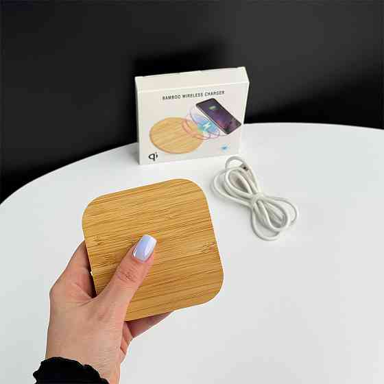 Бездротовий зарядний пристрій NN Q-8 15W wooden Київ