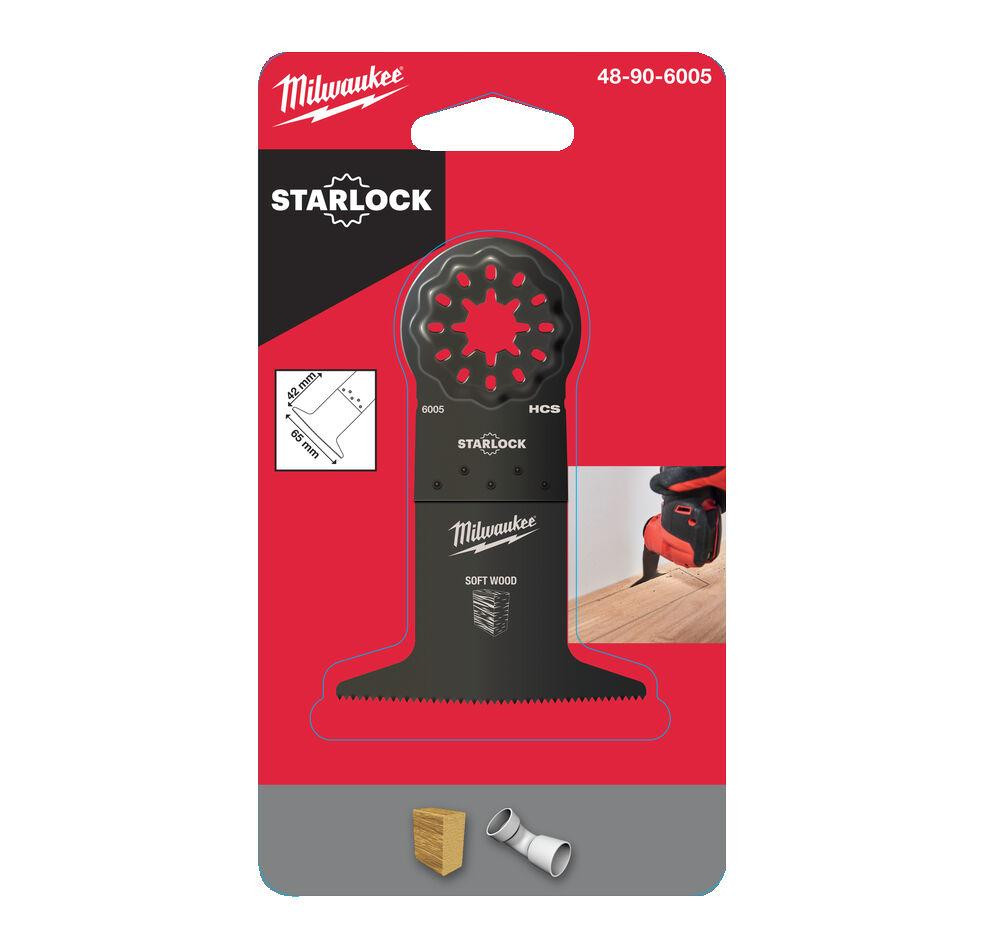 Полотно STARLOCK MILWAUKEE для б/функціонального інструмента, 65 x 42мм (деревина) Одесса - изображение 1