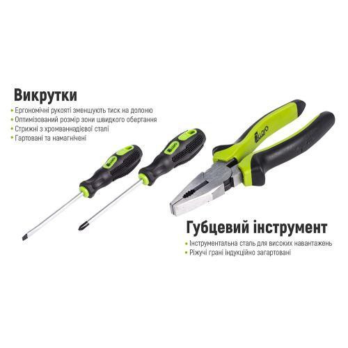 Універсальний набор інструменту 1/4" & 3/8"&1/2" , 218 предм (НГ-4218П) Alloid Одеса - фото 5