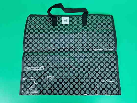 Сумка господарська, поліпропіленова, з кольоровим малюнком No2 Шахи+круги (44x38x18) (1 шт.) Харків