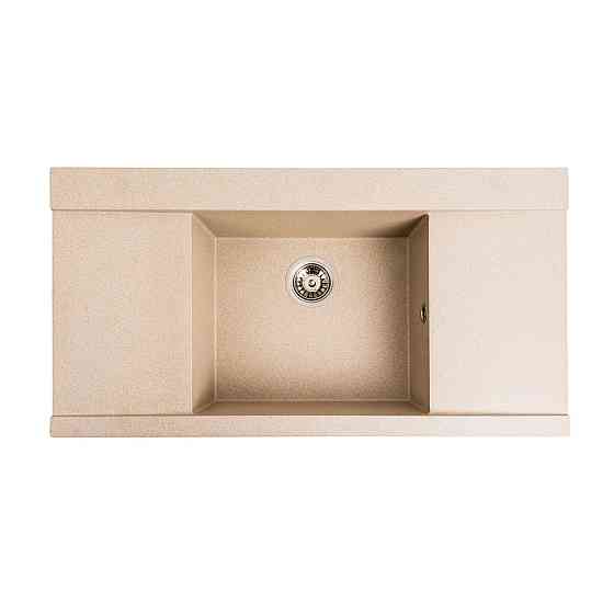 Гранітна мийка для кухні Platinum 9651 ATLAS матова (сафарі) Коломыя