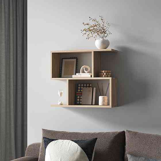 Полка для книг навесная VAYS M-49 Дуб Сонома Львов
