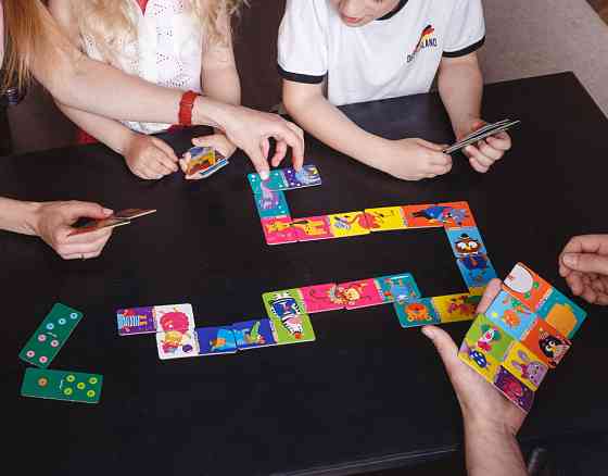 Детская игра настольная Crazy Домино VT8055-10 на укр. языке Винница