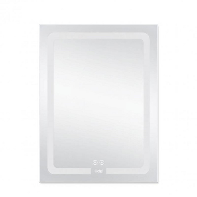 Дзеркало прямокутне для ванної Lidz Kubis 600х800 з LED-підсвіткою Touch, з антизапотіванням, LD78LF9376080 Харків - фото 3