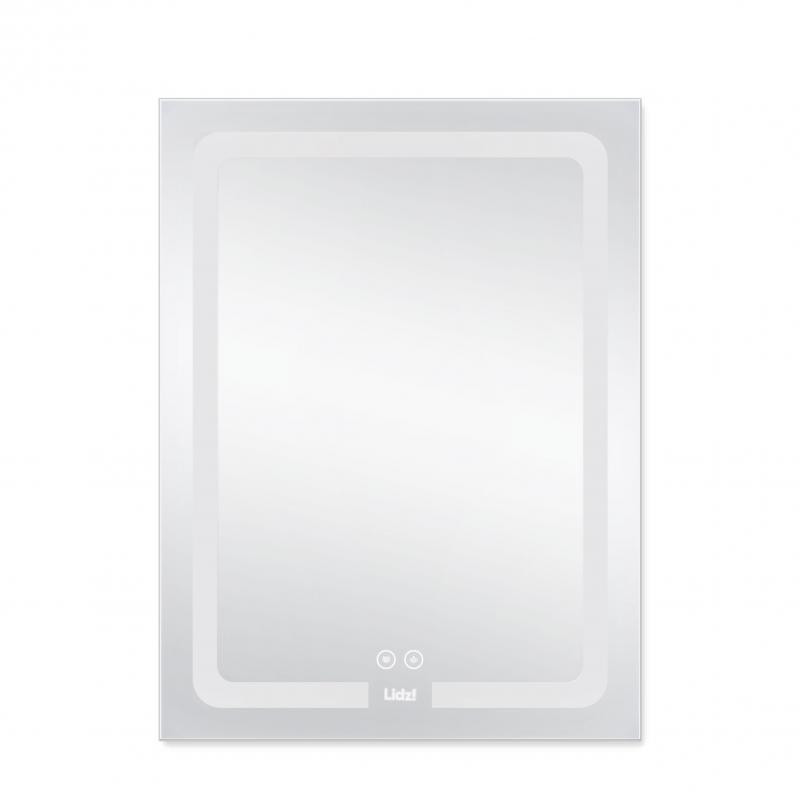 Зеркало прямоугольное для ванной Lidz Kubis 600х800 с LED-подсветкой Touch, с антизапотеванием, LD78LF9376080 Харьков - изображение 3