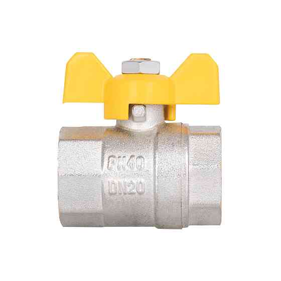 Кран кульовий Thermo Alliance Base 3/4" ВР для газу (метелик) SD602G20 Київ