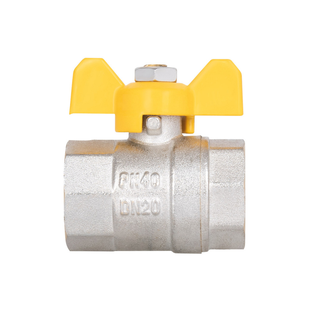 Кран кульовий Thermo Alliance Base 3/4" ВР для газу (метелик) SD602G20 Київ - фото 5