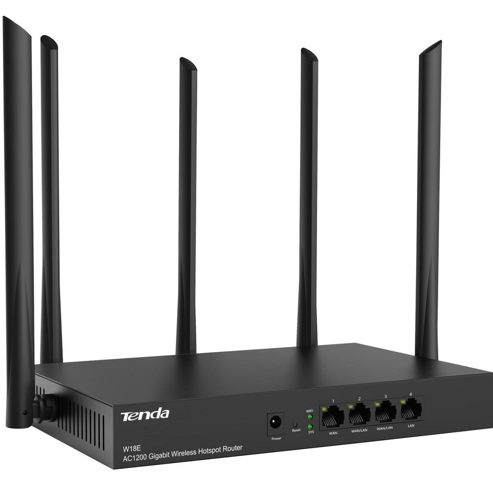 Бездротовий маршрутизатор Tenda W18e ( Black ) Харків - фото 2