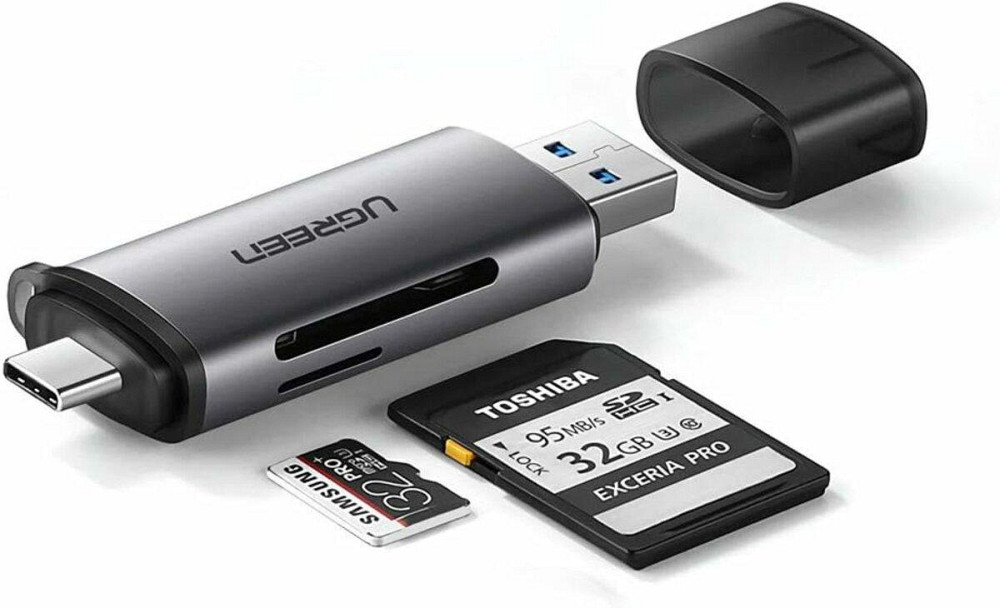 Кардрiдер UGREEN CM185 USB-C / USB-A Card Reader (UGR-50706) UGR-50706 Одеса - фото 2