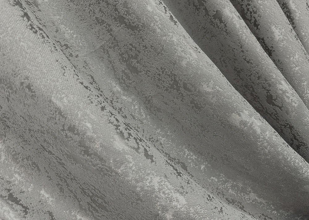 Комплект штор на люверсах VR-Textil Лен мрамор Pavliani № 1665ш Серый 150х270 см 2 шт (37-0181) Киев - изображение 7