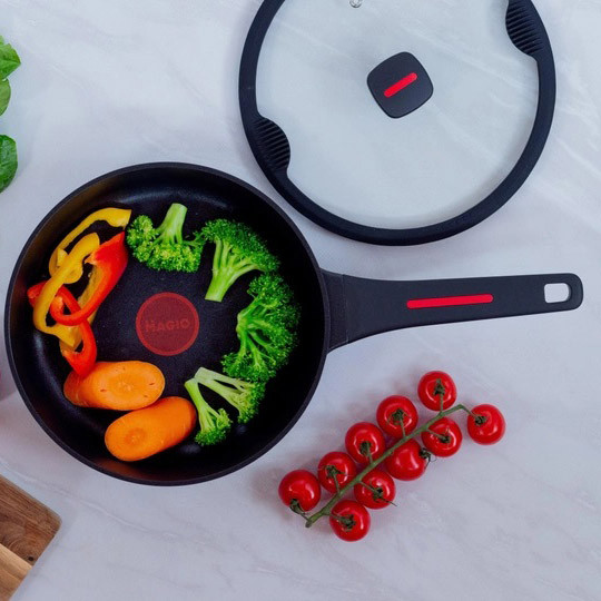 Топ сковорідок з антипригарним покриттям Magio MG-1172 1.9 л, Сковорідки хорошої якості HS-87 Львів - фото 9
