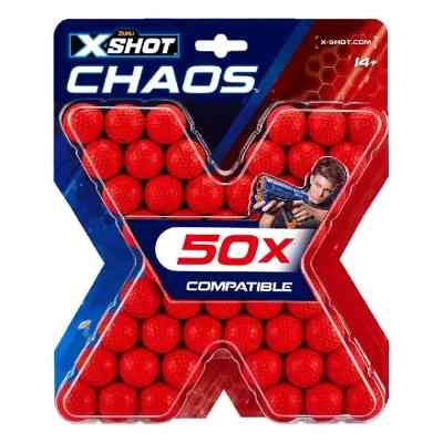 Игрушечное оружие Zuru X-Shot Набор шариков CHAOS new (50 шт.) (36327R) Винница