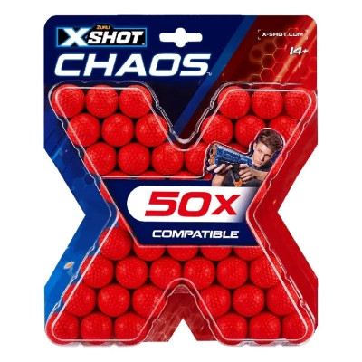 Игрушечное оружие Zuru X-Shot Набор шариков CHAOS new (50 шт.) (36327R) Винница - изображение 1