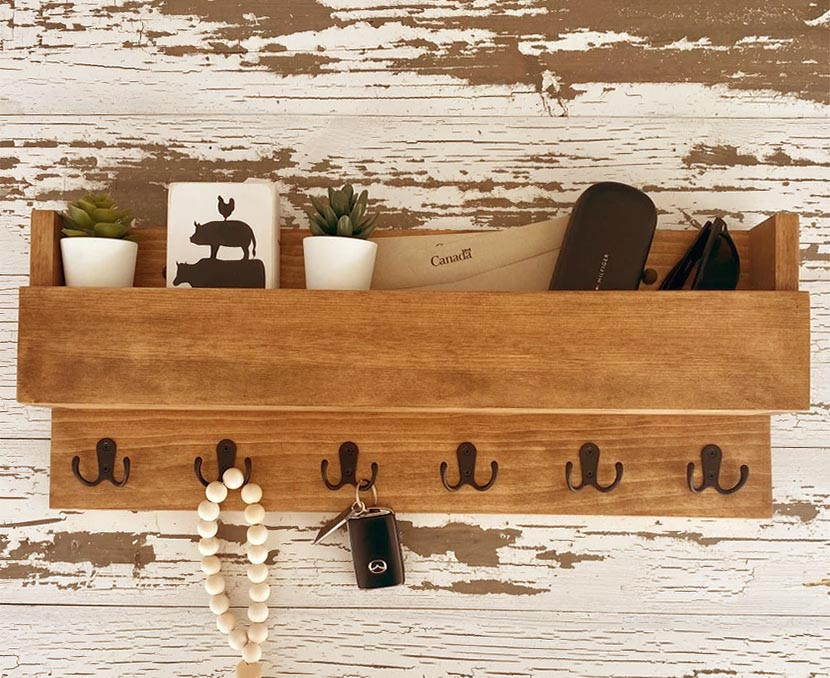 Ключниця дерев'яна "Онтилія" сієна Миколаїв - фото 1