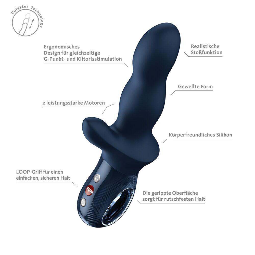 Пульсатор Fun Factory Bi Stronic Crave Nightblue Sex Aura Киев - изображение 3