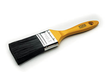 Пензель флейцовий чорний штучний ворс 2" СИЛА Рівне - фото 1