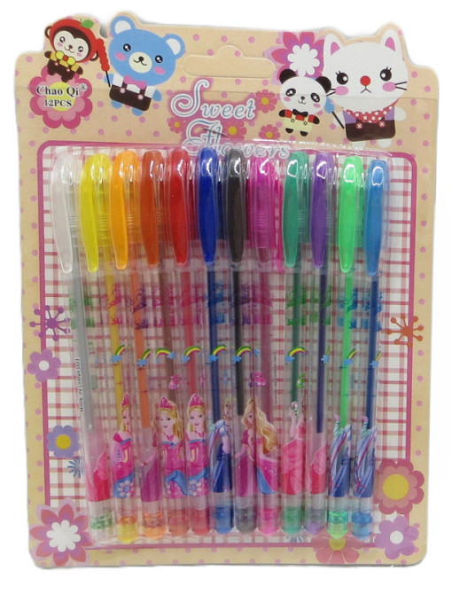 Набір гелевих ручок 12шт. 