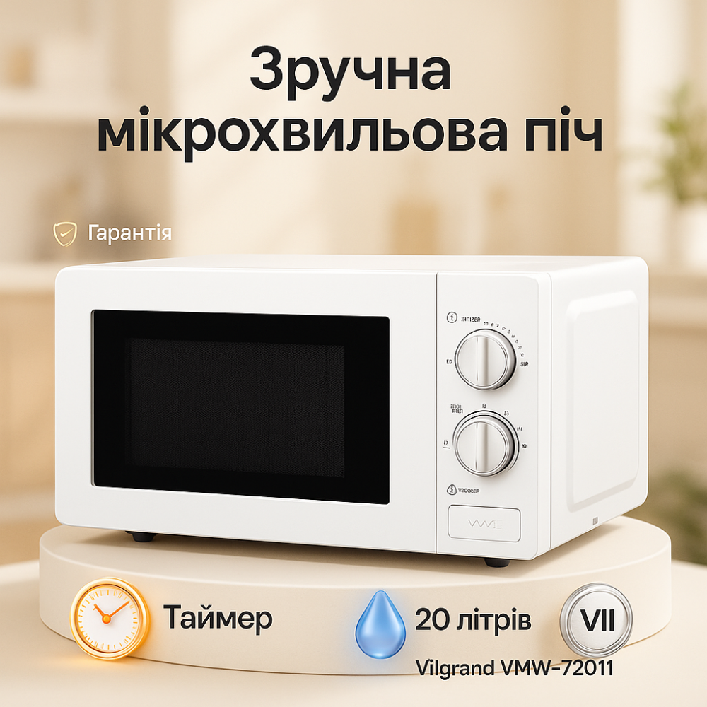 Надежная микроволновка, Микроволновая печь для домашнего использования, Бюджетная микроволновая печь FM-14 Львов - изображение 4
