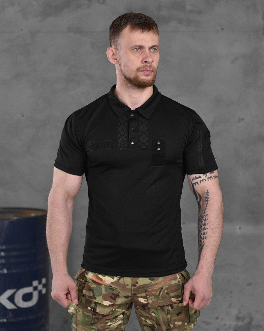 Тактична поло Klichko black ЛГ7546 Одеса - фото 1