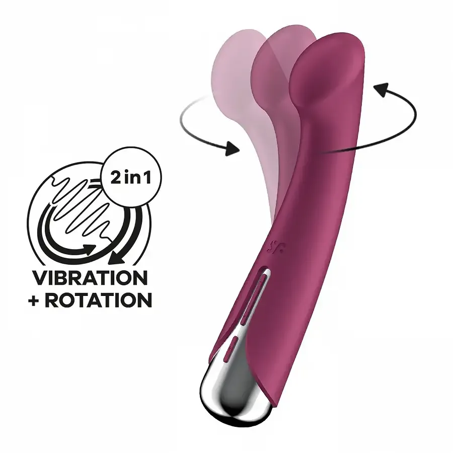 Вібратор Satisfyer Spinning G-Spot 1 Red Львів - фото 1