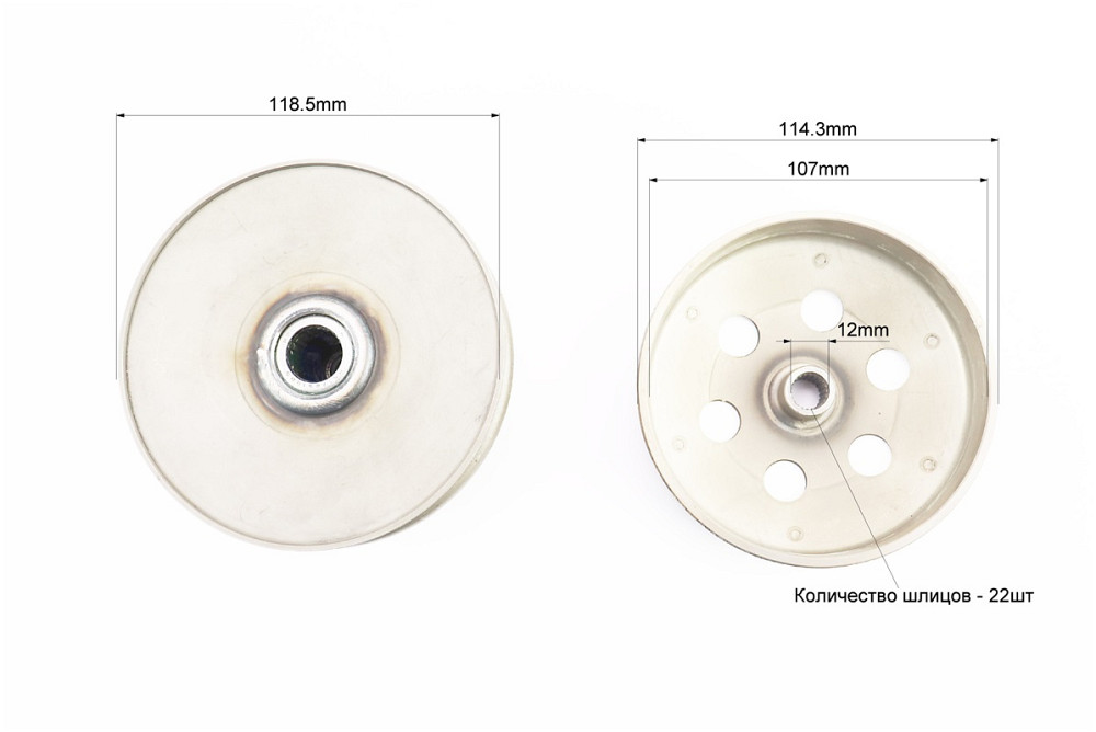 Варіатор задній у зборі GY6-50/AF34, від 2шт -8% Київ - фото 3