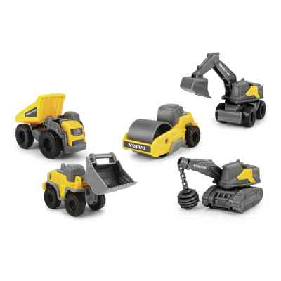 Спецтехника Dickie Toys Вольво. Микроработники, 5 машин (3722008) Винница