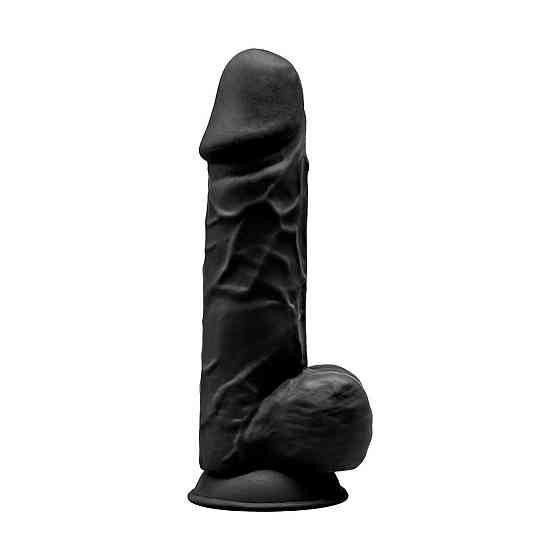 Фалоімітатор SilexD Norman Black (MODEL 4 size 8.5in), двошаровий, силікон + Silexpan, діаметр 5 см Sex Aura Київ