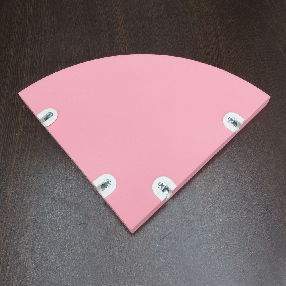 Угловая настенная полка 