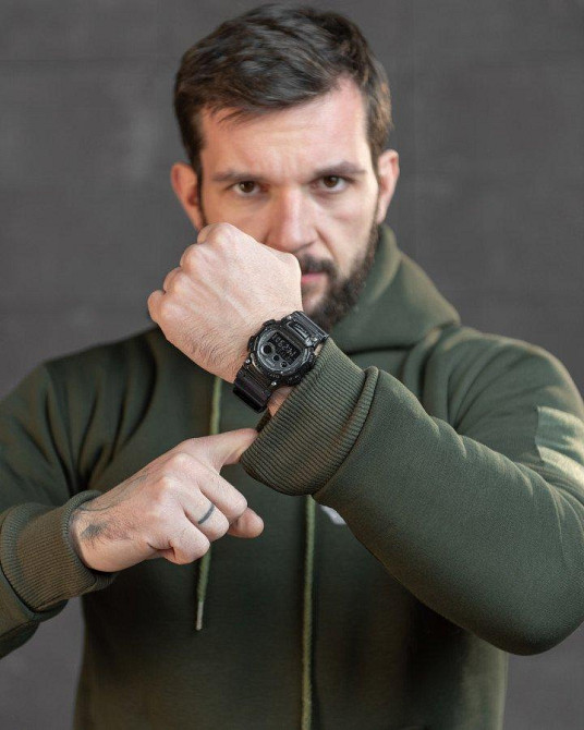 Худи CELEO на флисе  Вірний завжди олива ВТ7991 Одесса - изображение 5