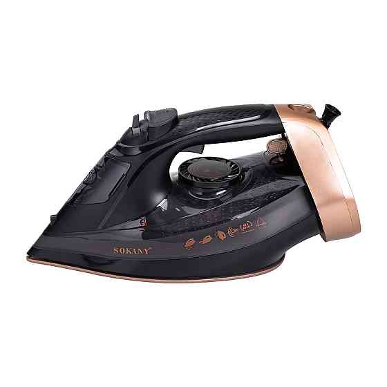 Беспроводной паровой утюг с автоотключением Sokany 2400 Вт Киев