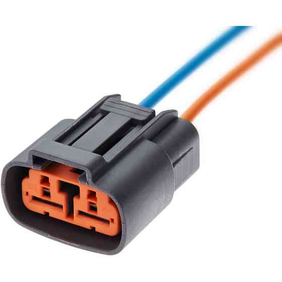 Разъем коннектор с проводом, 2-кон., Вентилятор Охлаждения Радиатора, (Резистор), Серый, Mazda, Nissan Киев