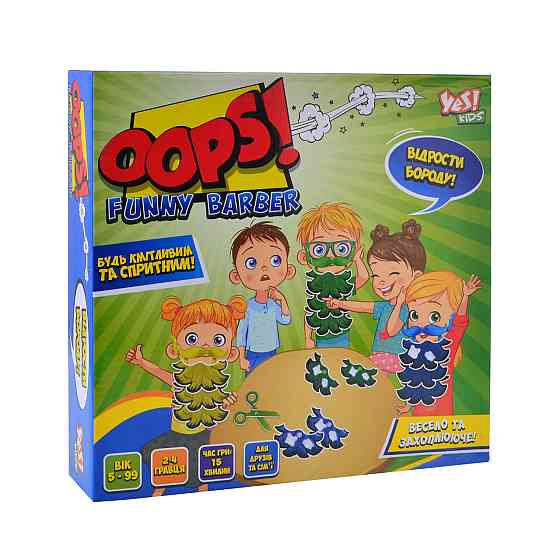 Игра настільна "Yes Kids" 953761 "Oops! Отрасти бороду!", шт Київ