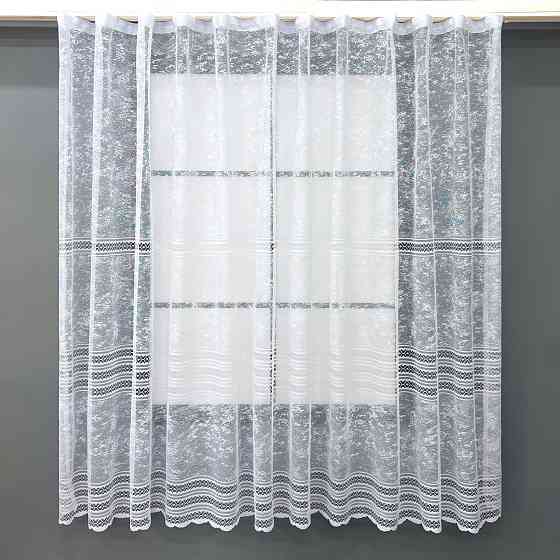 Тюль VR-Textil 2008т Жакард Білий 500х170 см (42-1184) Київ