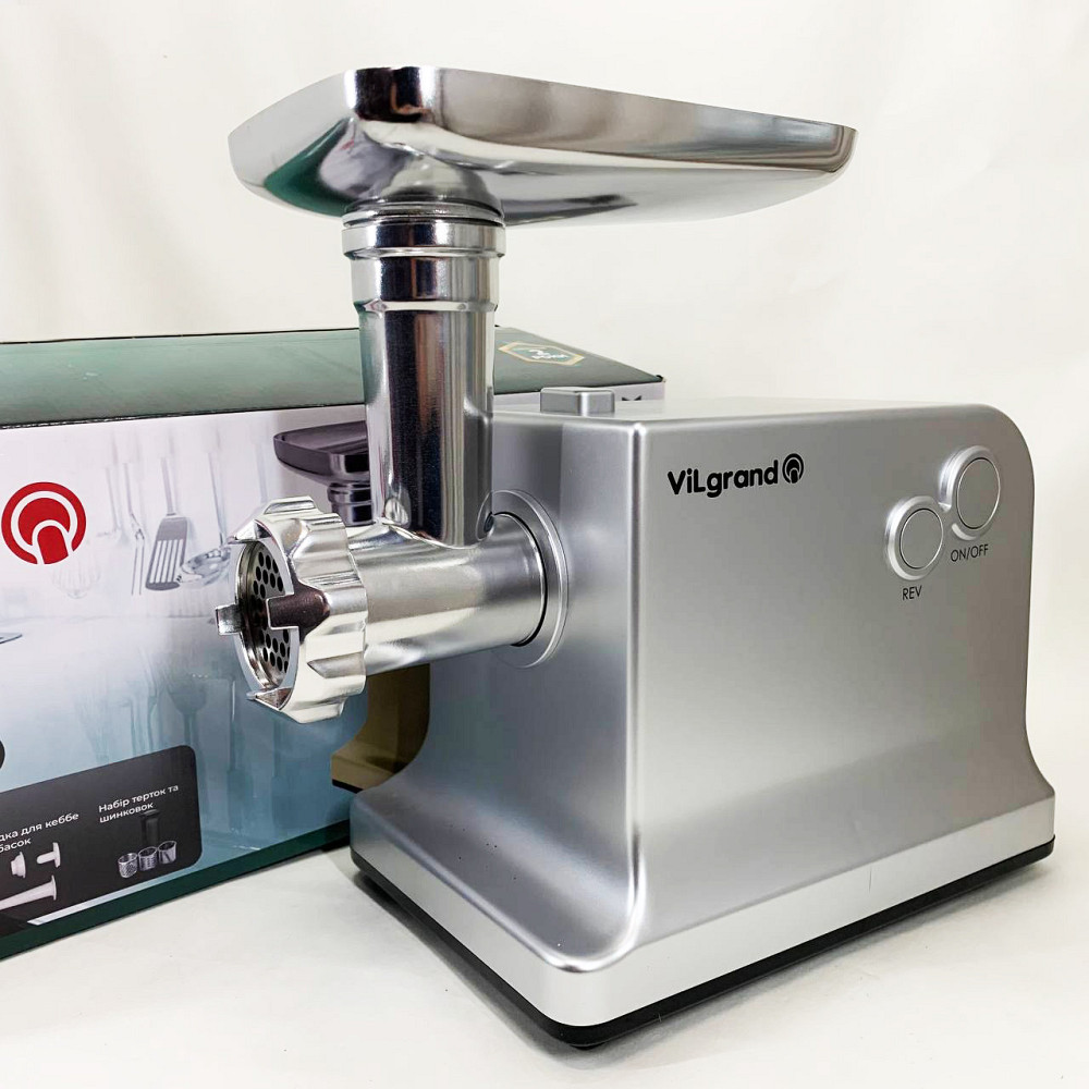 Мясорубка для интенсивного использования VILgrand V221-PMG 2200 Вт, Электромясорубка бюджетная YM-65 Львов - изображение 13