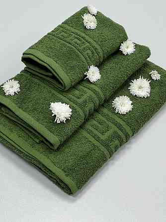 Махровое полотенце Ideal Textile Greek 33х60 см оливковый (56860583) Черновцы