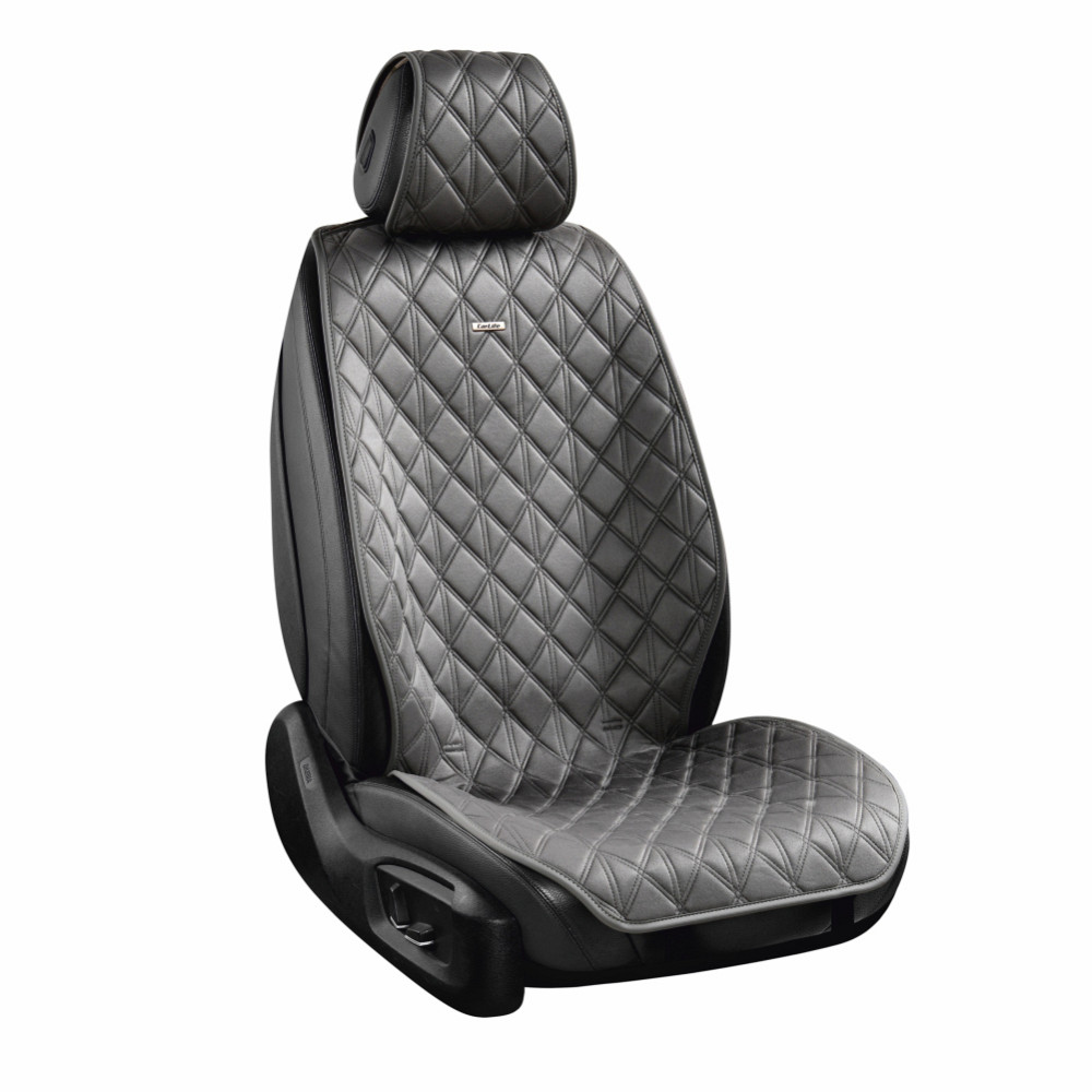 Комплект преміум накидок для сидінь CarLife Nitro, grey Львів - фото 1