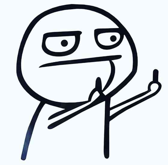 Вінілова наклейка на авто та будь яку поверхню в індивідуальних розмірах  — Fuck Чернівці